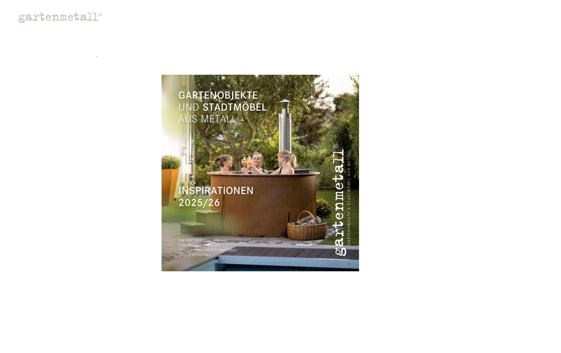 Gartenobjkte+Stadtmöbel INSPRIRATIONEN 2025/2026