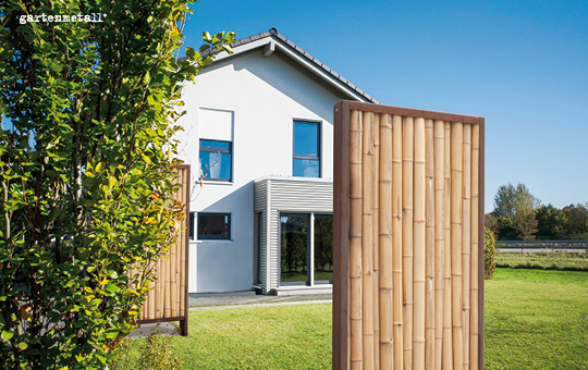 Privacy screen WANDA VARIO - complete with bamboo poles Ø80mm