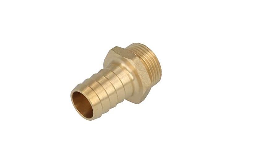Hose nozzle with 1.5" male for spiral hose ø38 mm