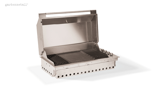 Einbau-Gasgrill BEEFEATER Signature ProLine mit Garhaube