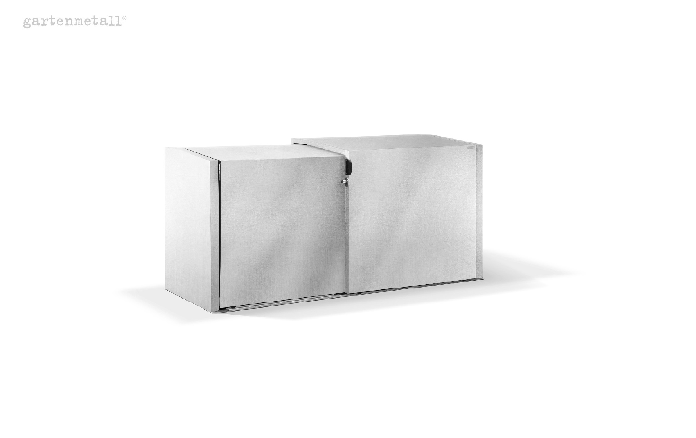 XANTEN bin box for 2 120 l bins with 2 sliding doors