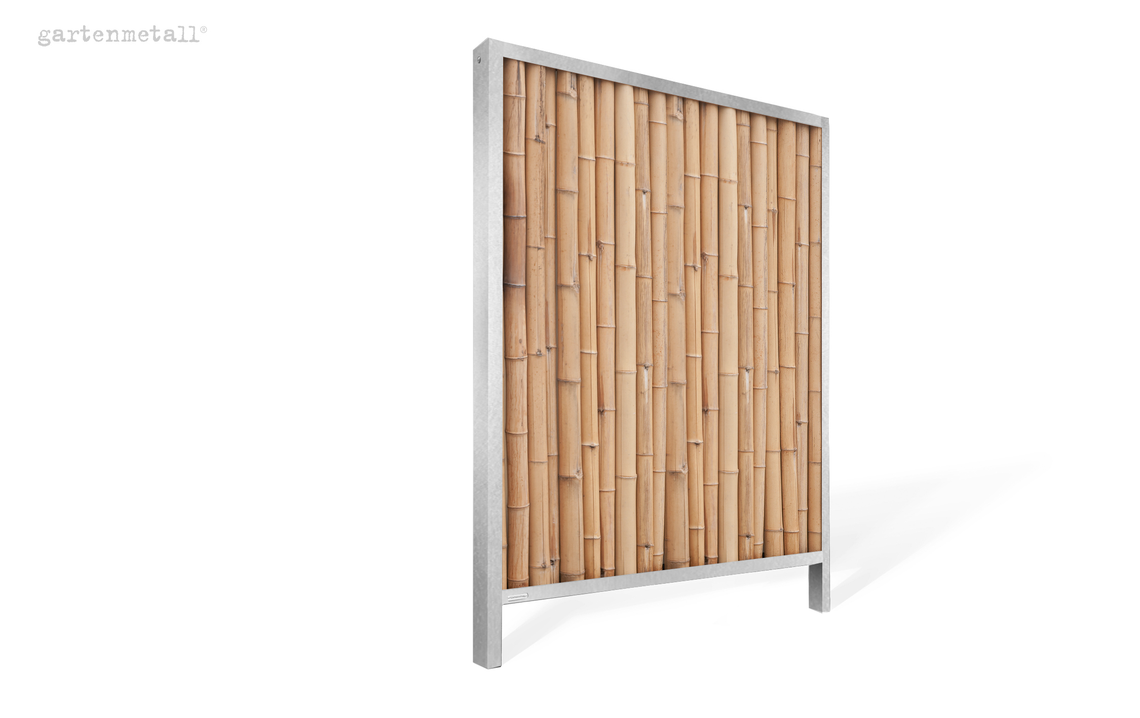 Sichtschutzwand WANDA VARIO - komplett mit Bambusstäbe ø80 mm