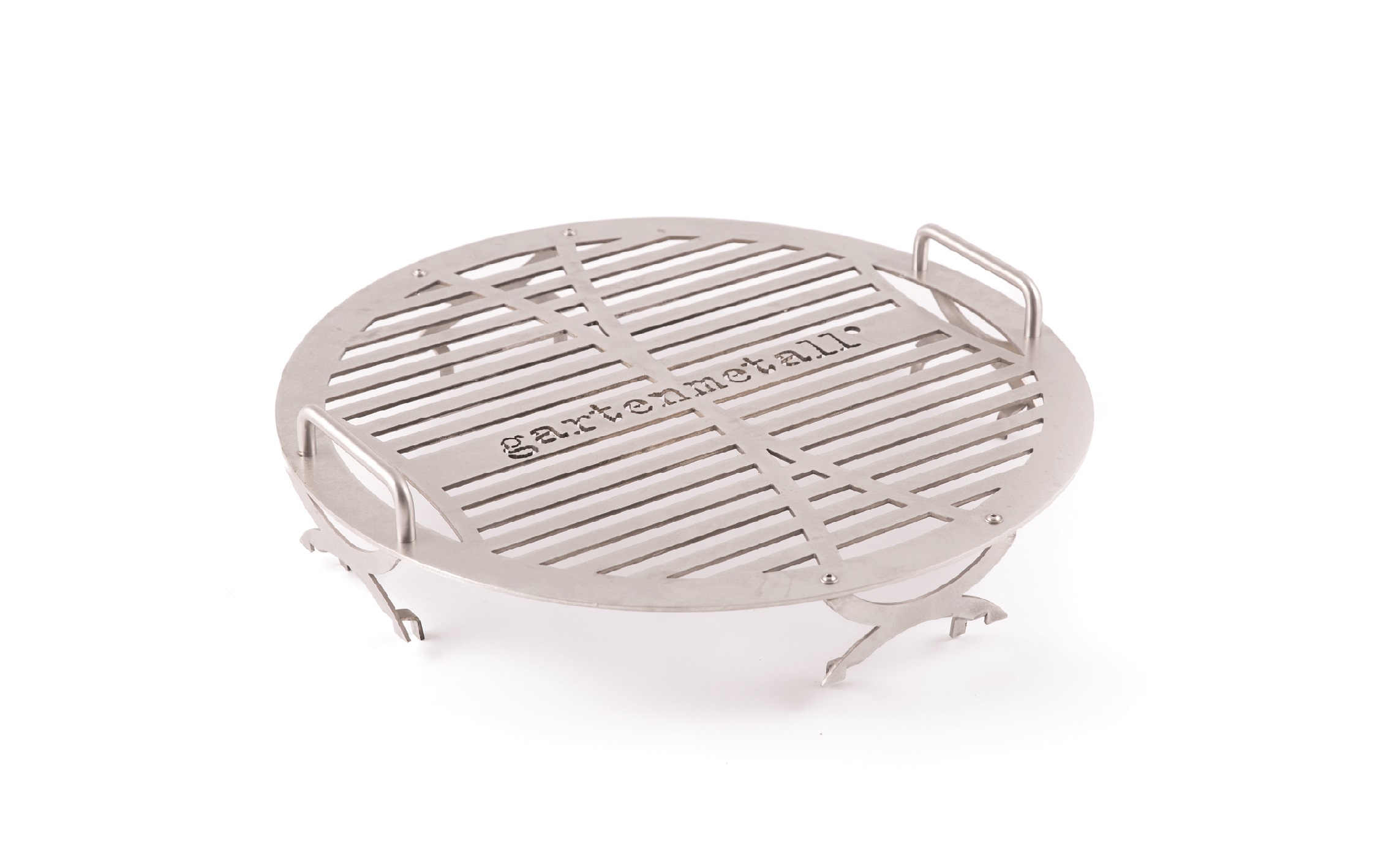 Stainless steel barbecue grill MASSIVE for fire ø1.000mm