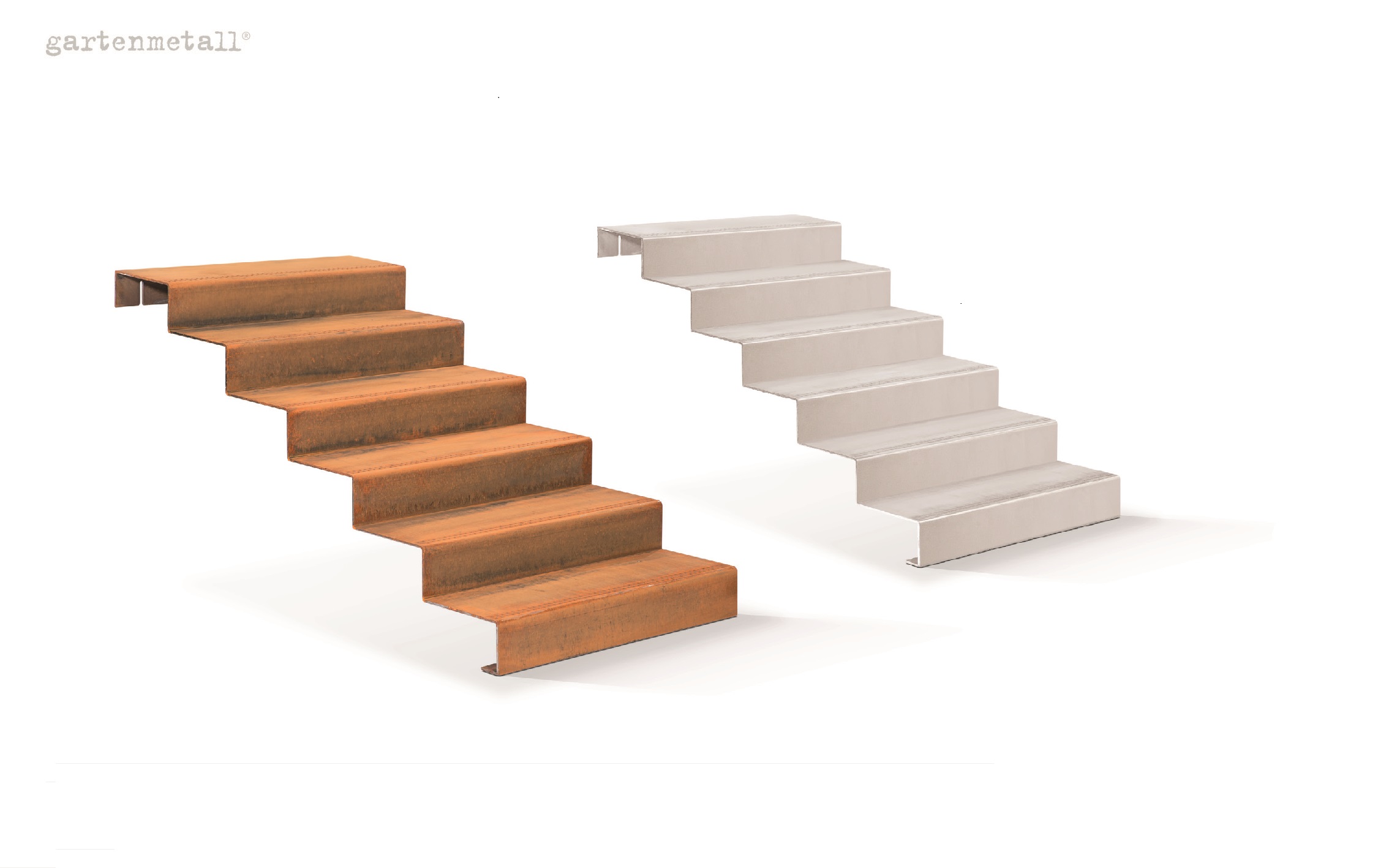 Staircase system CORTE as cantilever staircase