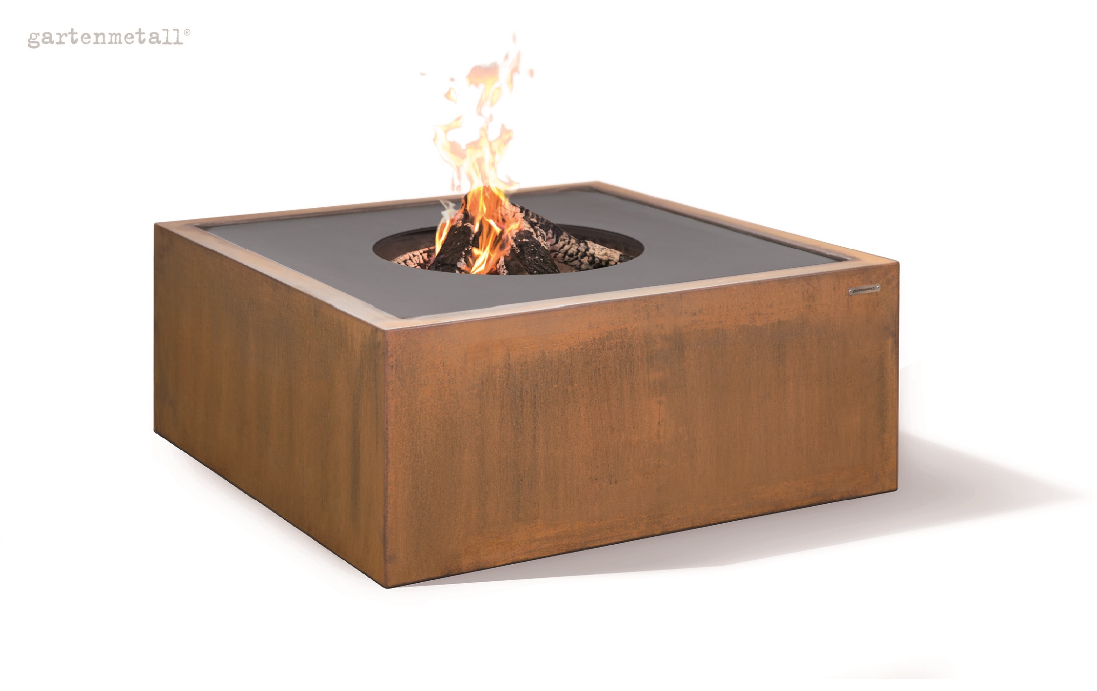 Fireplace TROJA SQUARE 1520 with grill ring