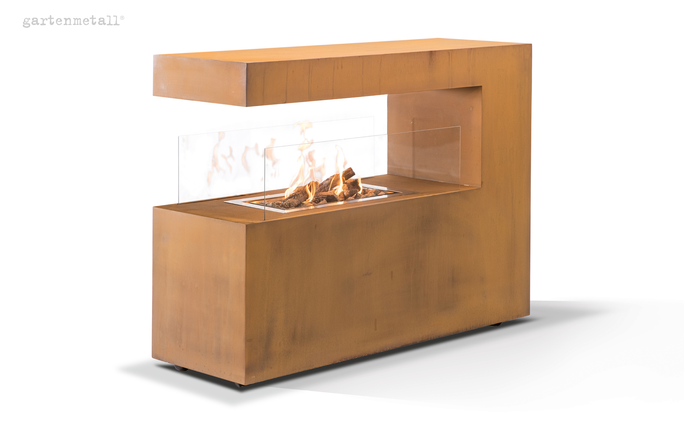 Loungefire NEMEA with gas insert - open carcase