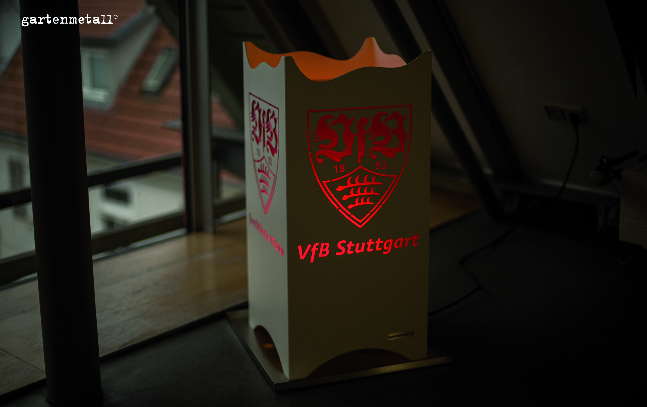 VfB Stuttgart - Fire basket/planter/lamp