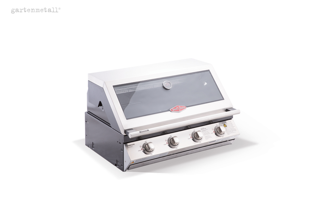 BEEFEATER BBQ Signature S2000 4 burner built-in grill with cooking bonnet