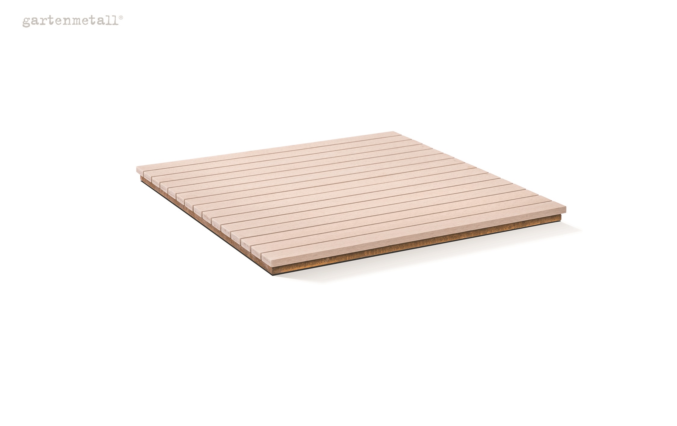 Abdeckung mit Sitzauflage für Feuerstelle TROJA 920x920 mm