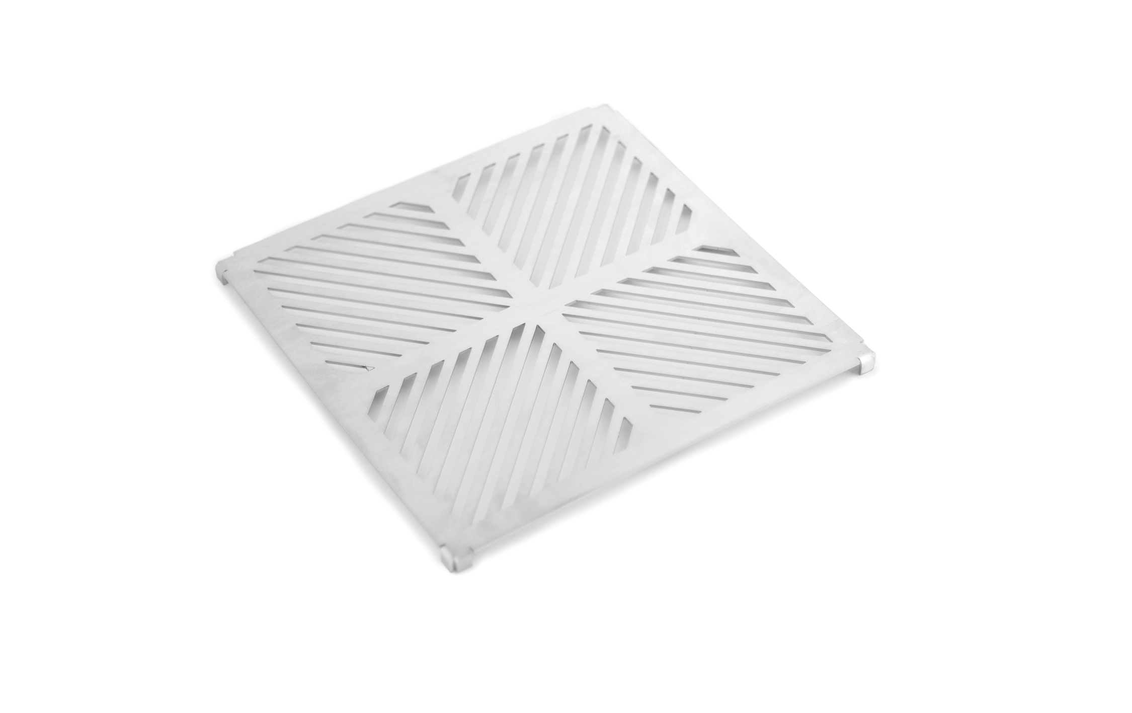 Stainless steel grill grate for "Fan Fire" fire element