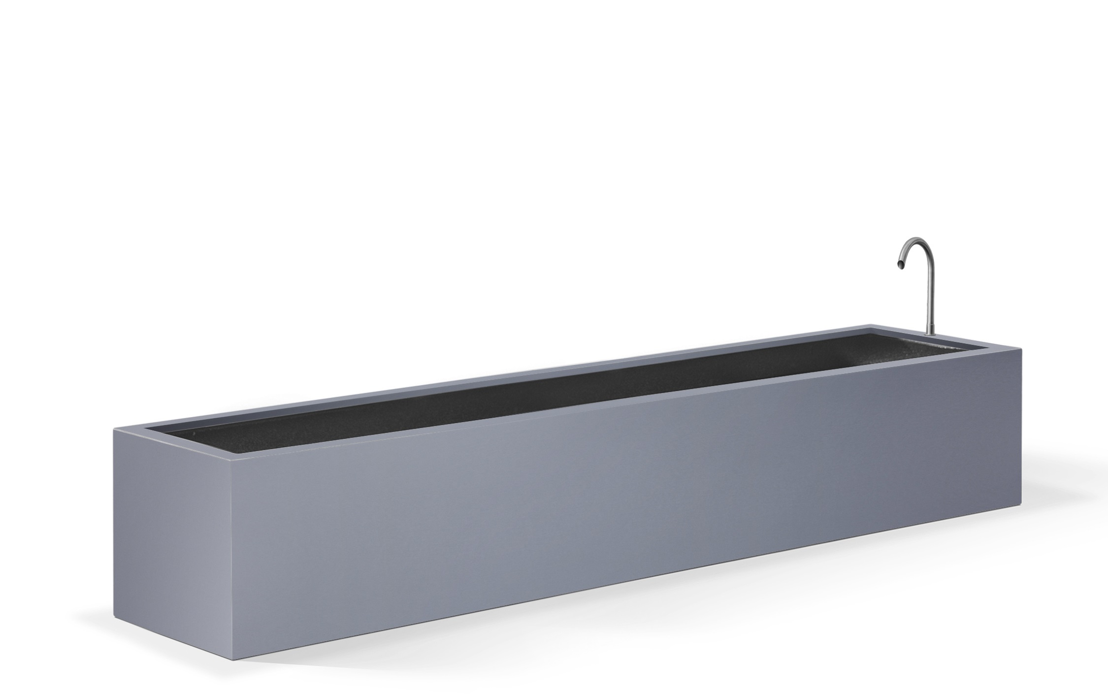 AQUA LINEA water trough set with inlet pipe and pump