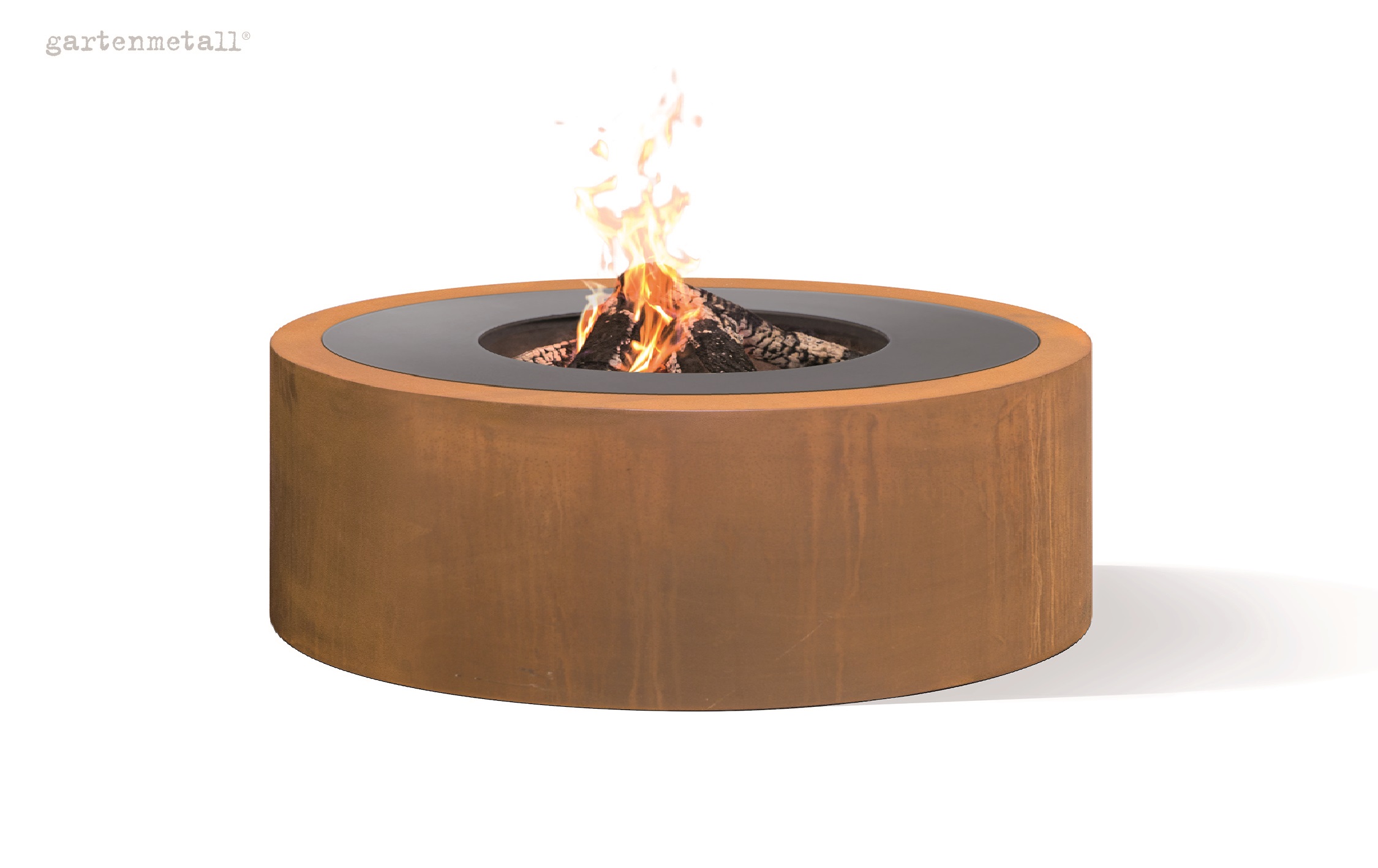Fireplace TROJA ROUND 1570 with grill ring