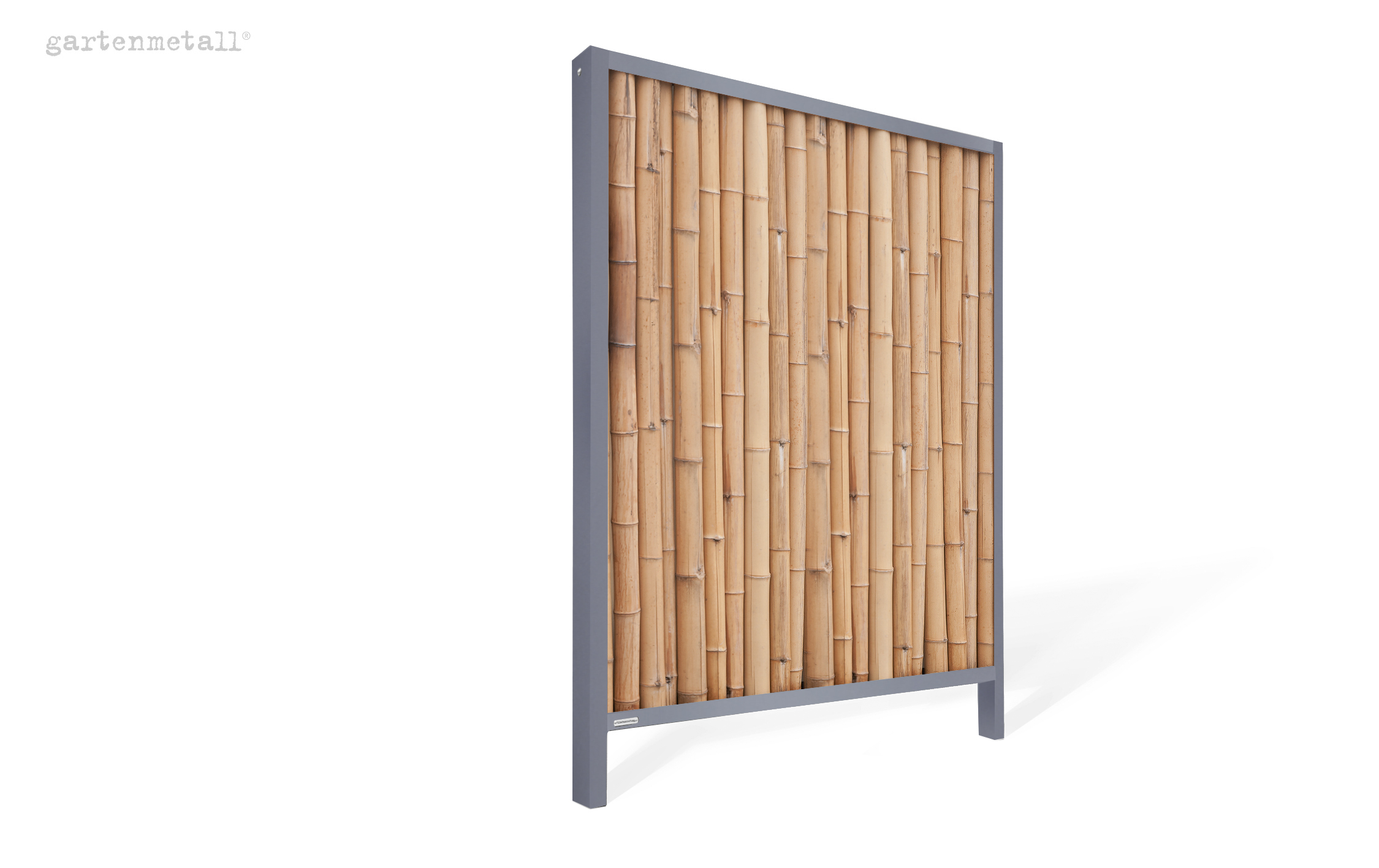 Sichtschutzwand WANDA VARIO - komplett mit Bambusstäbe ø80 mm