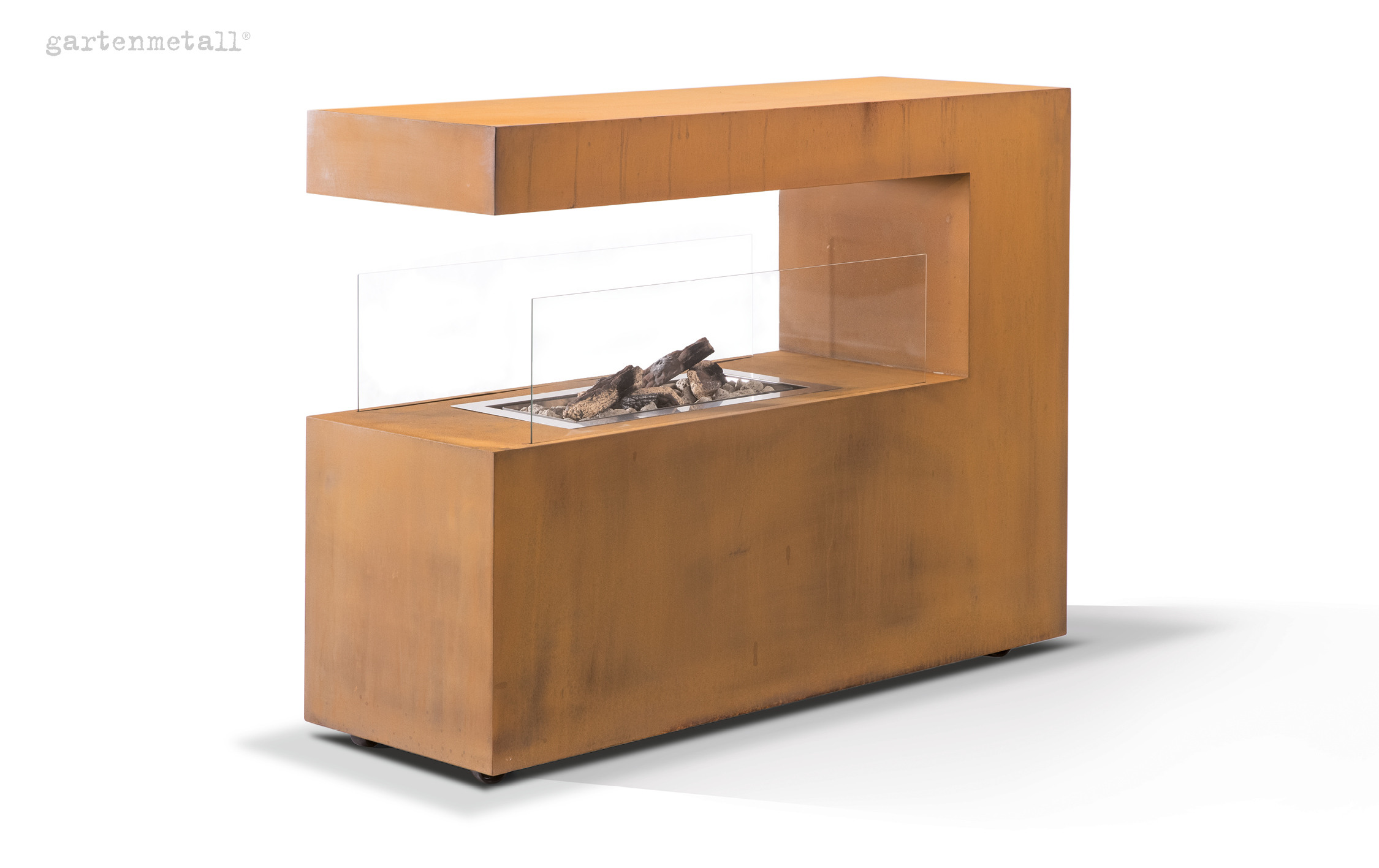 Loungefire NEMEA with gas insert - open carcase