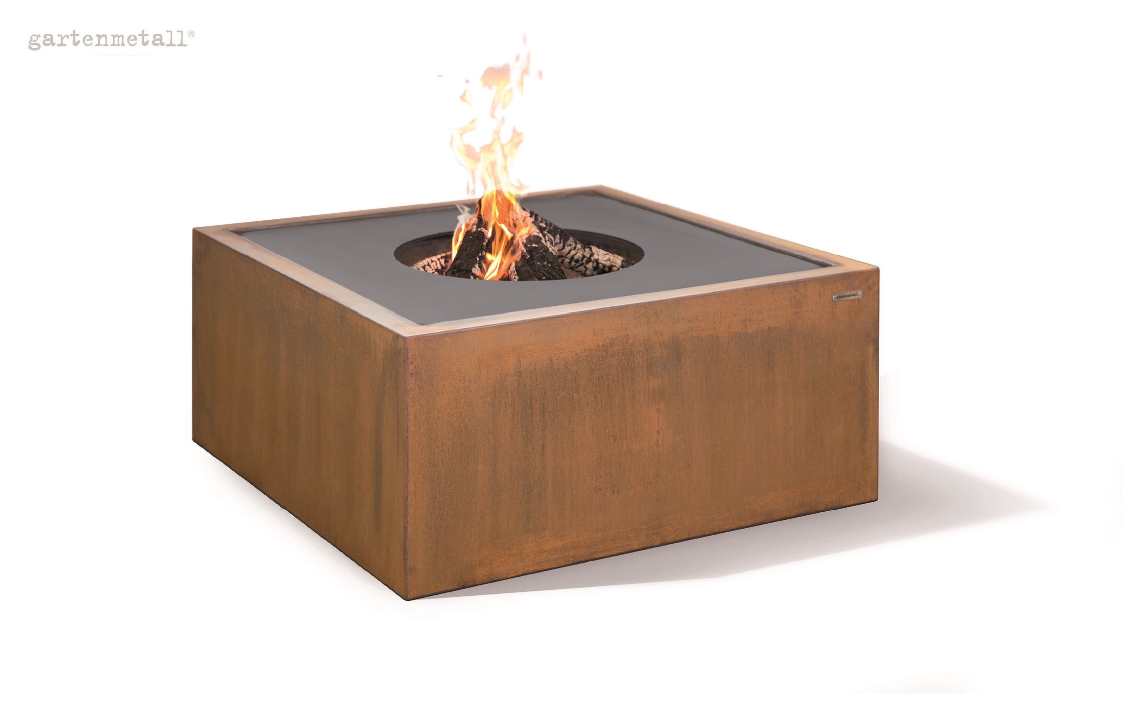 Fireplace TROJA SQUARE 1320 with grill ring