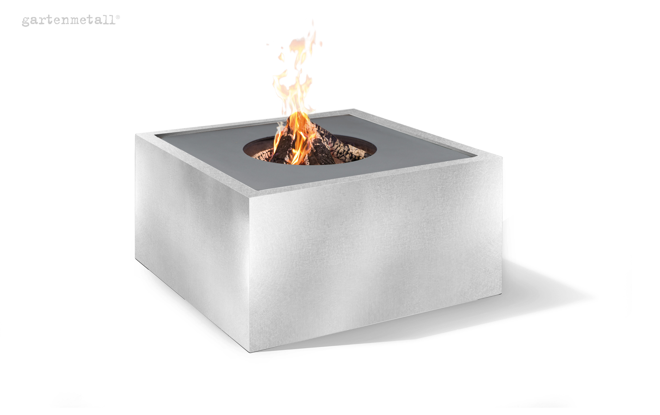 Fireplace TROJA SQUARE 1020 with grill ring