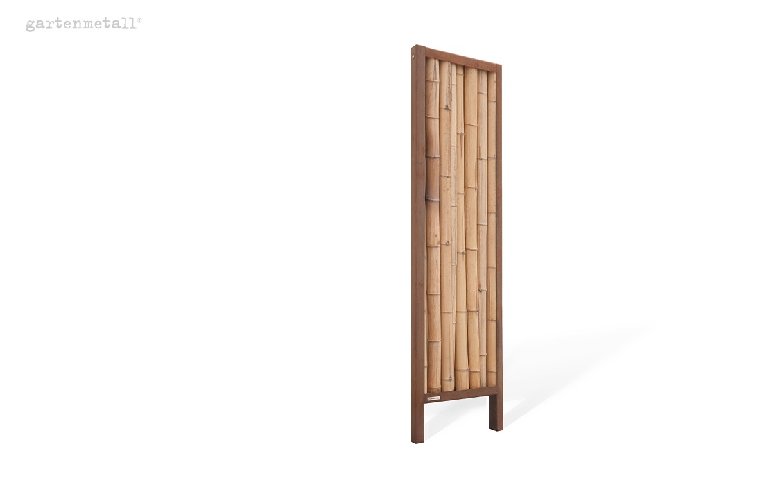 Sichtschutzwand WANDA VARIO - komplett mit Bambusstäben ø45 mm